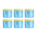 uxcell Pre-Taped Masking Film, 1.8ft x 82ft Plastic Paint Drop Cloth with Medium-Tack Painters Tape for Painting Spraying Protection Blue Film 6Pcs