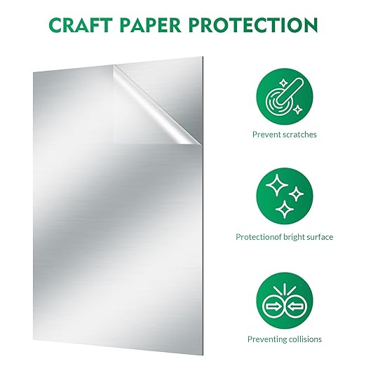 Engraving Blank ABS Double Color Plastic Sheet, 11.8x6.49x0.05 inch Materials Double Color Plastic Sheet for Interior Signs, Badges, DIY Carving Pack of 12 (Color 12)