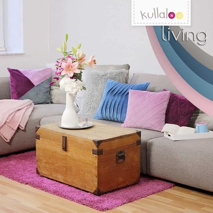 kullaloo Plush Fabric | Solid Plum Minky Fabric for Sewing | Super Soft Cuddle Material | 39.5x29.5 | Plushies, Baby Blankets, Pillows, Dog Beds, Cat Beds, Beanies, Baby Accessories, Apparel & More