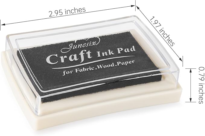 Ink Pad, 15 Colors Finger Washable Stamp Pads for Kids