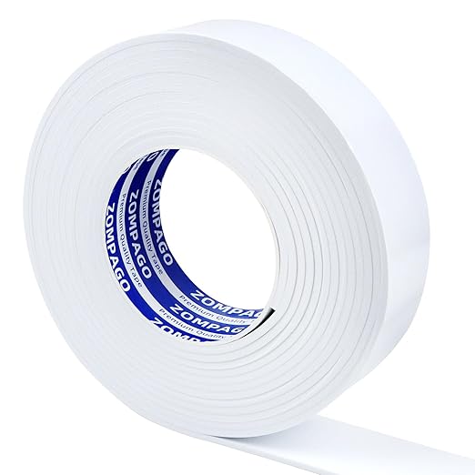 EVA Self - Adhesive Foam Tape | 16.4ft Length, 1.6in Widths,White,| Winter - Ready Waterproof, Dustproof, Soundproof Weather Stripping for Windows, Doors & More to Block Chilly Drafts