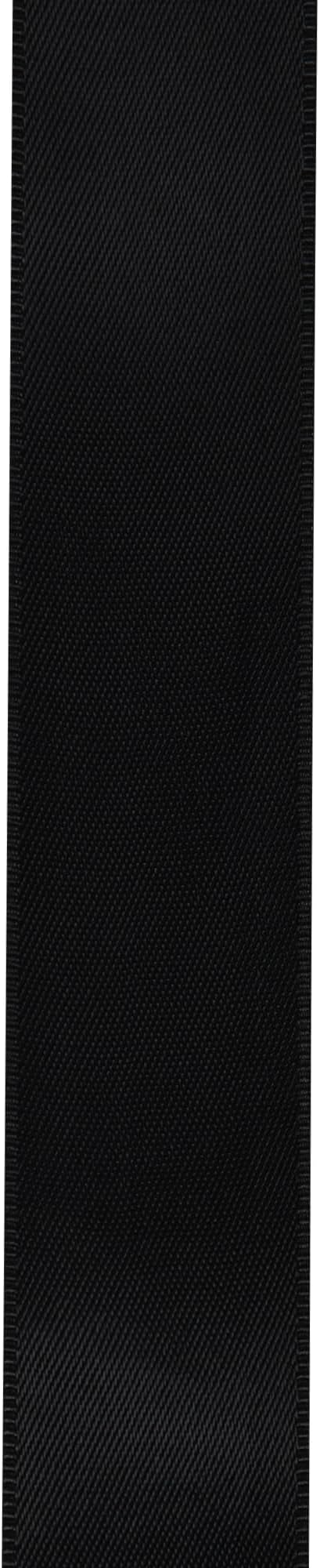 LIUYAXI Black Double Faced Satin Ribbon, 3/8" X Continuous 100 Yards, Ribbons Perfect for Gift Wrapping Bows Bouquet Wedding Decor DIY Craft and More