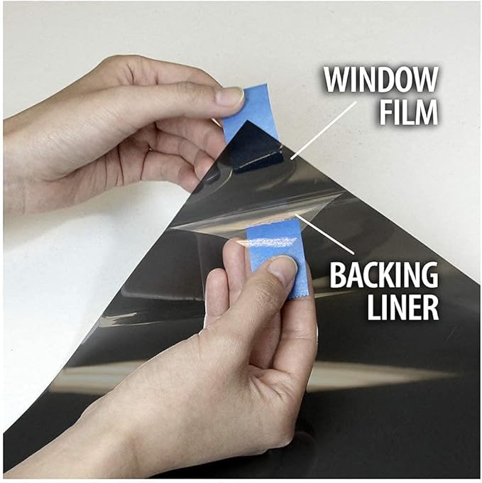 BDF EXNA20 Exterior Window Film Daytime Privacy and Heat Control Natural Black 20 (Dark) - 60in X 50ft