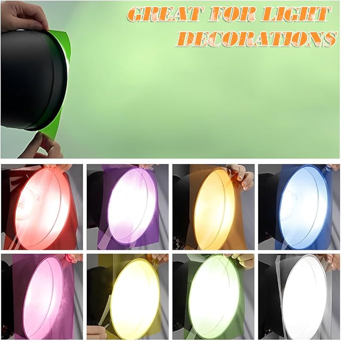 Cellophane Sheets 160 PCS Colored Cellophane Wrap 7.5x7.5 Inch Plastic Transparent Cellophane Paper Colorful Cellophanes Paper Sheet Cello Sheets Light Filters for Candy DIY Arts Crafts Decoration