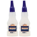 FIX & FUSION Ca Super Glue (1.77 Oz), Fast Adhesive/Cyanoacrylate Glue for Woodworking, Plastic, Rubber, Granite, DIY & Industrial, (2 Pack)