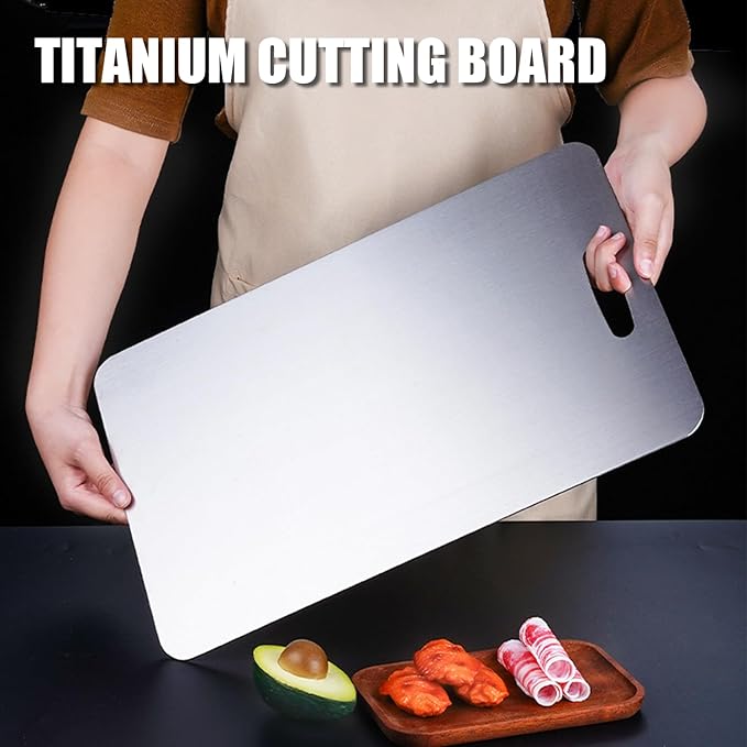SHIRIA Titanium Cutting Board, Cutting Boards For Kitchen, Double-Sided Titanium Cutting Board for Cutting Vegetables And Meat (16 * 10 in)
