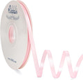 Ribbli Light Pink Satin Ribbon,Double Faced Satin 1/4 inch x Continuous 50 Yards,Silver Ribbon Use for Bows Bouquet,Gift Wrapping,Wedding Decoration,Floral Arrangement