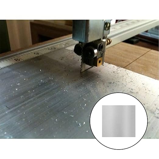 6061 T651 Aluminum Sheet Metal 15 x 15 x 1/8 (0.125") Inch Thickness Rectangle Metal Plate Covered with Protective Film, 3mm Aluminum Sheet Plate Flat Stock, Finely Polished and Deburred