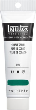 Liquitex Professional Heavy Body Acrylic Paint, 2-oz (59ml) Tube, Cobalt Green