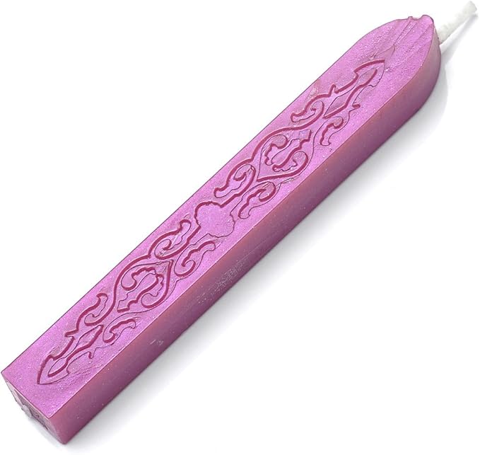 Wax Seal Sticks, Yoption 5 Pcs Totem Fire Manuscript Sealing Seal Wax Sticks with Wicks Multi-Color Cord Wick Sealing Wax for Postage Letter Retro Vintage Wax Seal Stamp (Five Mix Color)