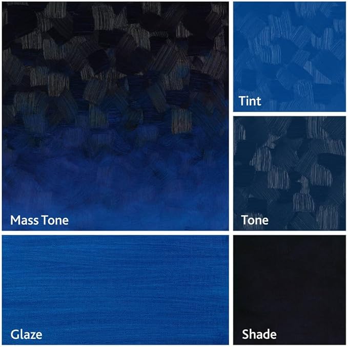 Tusc & Pine Artist Oil Paint - Phthalo Blue, 150 ml, Non-Yellowing, Rich & Creamy Consistency, Maximum Pigment Load, Small Batch Milled Oil Paints Made in the USA for Professional Artists