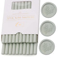 Sage Green Wax Seal Sticks 20pcs, Andotopee Glue Gun Wax Seal Sticks for Wax Seal Stamp, Premium Sealing Wax for Envelope Letter Seal Wedding Invation Craft Adhesive, Great Gift Ideas (Mini Size)
