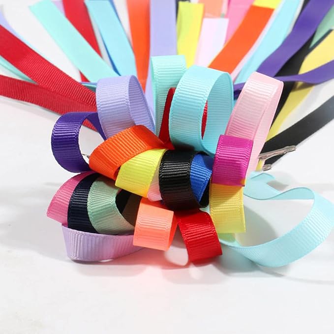 LIUYAXI 1-1/2" X 50 Yards Solid Pink Grosgrain Ribbon, Perfect for Crafts, Wedding Decor, DIY Hair Accessories, Sewing, Gift Package Wrapping and More