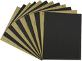 Sandpaper Sheets 9 x 11 Inch,Assorted 80/100/120/150/180/240 Coarse Grit,Silicon Carbide Abrasive Wet Dry Sand Paper for Wood Furniture Finishing,Metal Sanding,24PCS