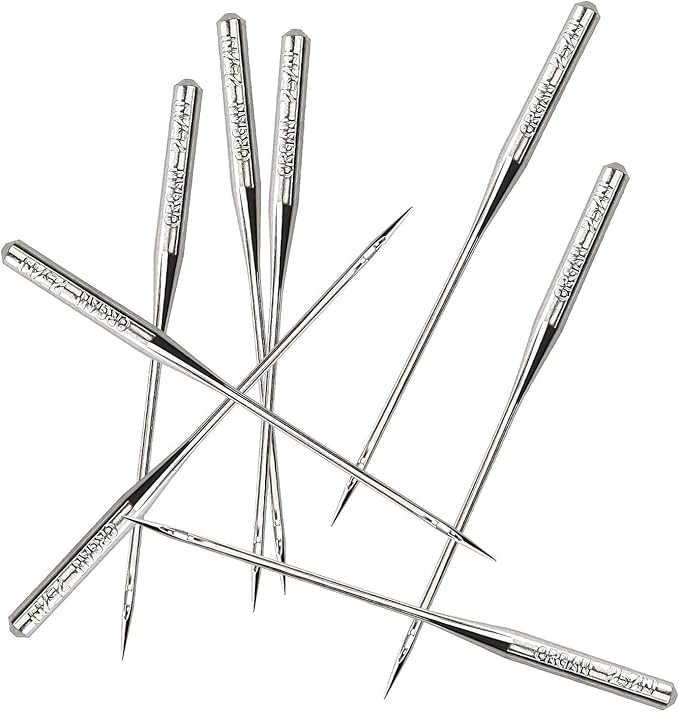 50 PCS Embroidery Sewing Machine Needles for Brother Size 75/11 130/705H HAx1 Sewing Needles for Brother Sewing Machine (5 Pack of 10 Needles)