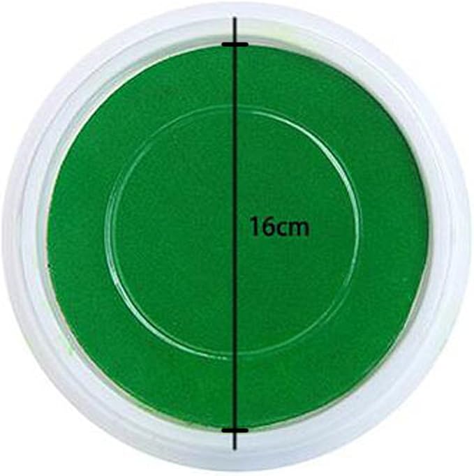 Myboree Washable Large Ink Pads for Kids Crafts Projects Rubber Stamps 12 Colors