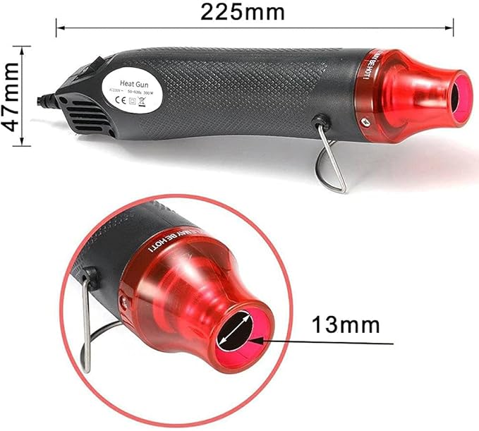 Sumi Living Mini Heat Gun, Electric Phone Repair Heat Tool Compact Hot Air Gun for DIY Embossing Shrink Wrap Drying Paint 110V