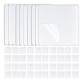 50PCS Premium Double Sided Mounting Squares Clear Tape,Heavy Duty Adhesive Pads for Pictures,Poster Hanging Strips - Strong Sticky Tack,Waterproof Adhesive for Shower,Wall Patch,Sticky Pads