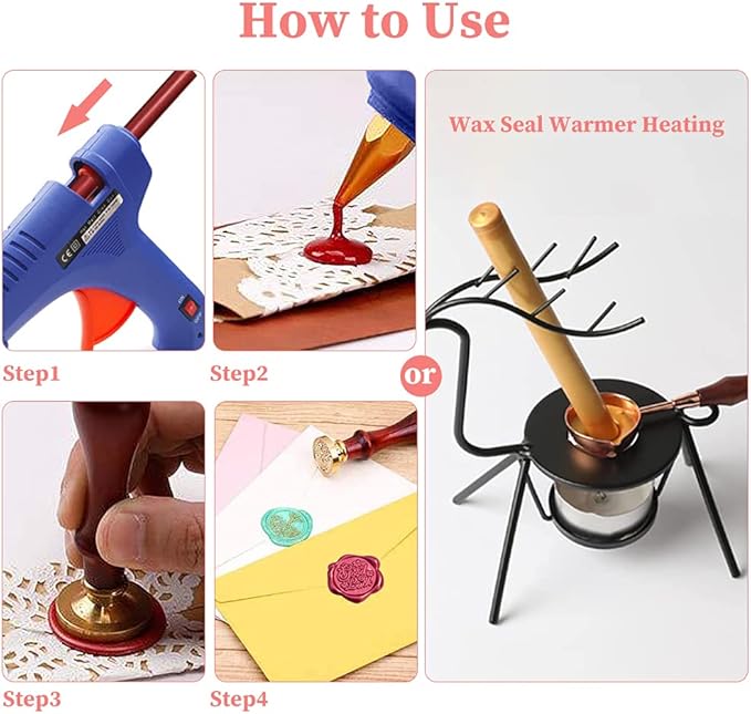 Wax Seal Sticks, Afobby 15 Pieces Glue Gun Sealing Wax Sticks for Wax Seal Stamp, Brown Wax Sealing Sticks for Wedding Invitations, Cards, Envelopes