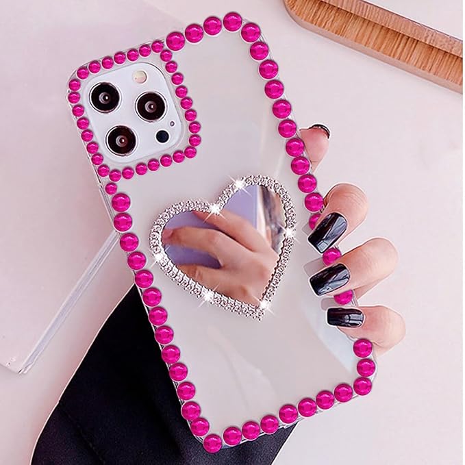 3090 Pcs 4 Sheets Rhinestone Stickers 3/4/5/6 mm Self Adhesive Craft Rhinestones Gems for Face Eyes Makeup Hair Body (Rosered-3/4/5/6mm)