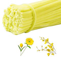 100 Pieces Pipe Cleaners Chenille Stem, Pastel Candy Color Pipe Cleaners Set for Pipe Cleaners DIY Arts Crafts Decorations, Chenille Stems Pipe Cleaners (Yellow)