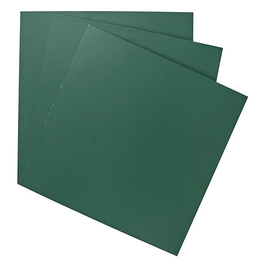 EAGLE 1: 12" x 12" 26 Gauge Sheet Metal Squares (3 Pack Per Order, Multiple Colors) Great for Arts, Crafts, DIY Home or Work Projects (18" X 18", Green)