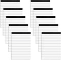 Notepad for Daily Planning and Organization of Work – 4 x 6-inches Lined Paper – Thick Bright White Paper – 30 Pages – Note Pads Ruled Pages – Pack of 10