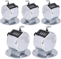 5 Pack Number Counter, Mechanical Counter, 4 Digit with Counter Clicker, Counting Clicker for Golf, Clicker Counter Handheld, Fish Counters for Fishing, Sports (5)