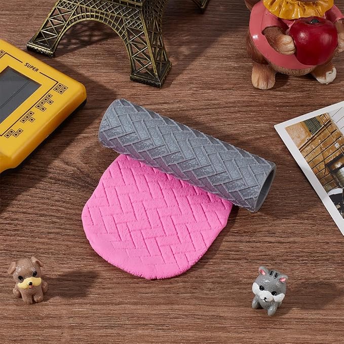Topography Texture Roller Large Brick Clay Texture Rollers Diagonal DIY Embossing Pottery Decortive Tool for Pathfinder, PRG, Miniatures, Tabletop Board Game Topography Accessory