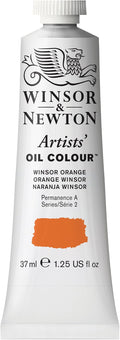 Winsor & Newton Artists' Oil Color, 37ml (1.25 oz) Tube, Winsor Orange