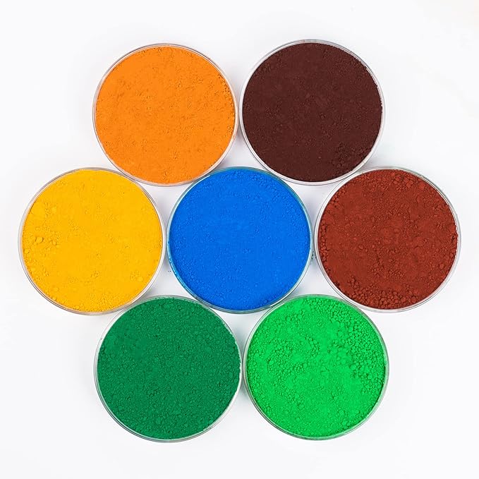 GOODTAKE Concrete Pigment, Wine Red Iron Oxide Pigment Powder, Concrete Cement Dye Color Pigment for Pastel, Tile, Paint, Mortar, Clay, Lime, Grout, Bath Bombs Coloring (Wine Red, 16 oz)