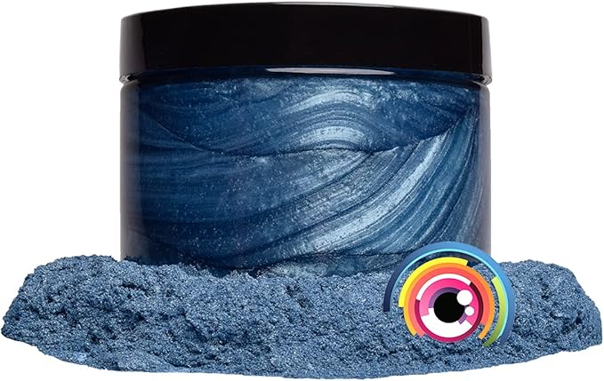Eye Candy Pigments Premium Blue Mica Powder - Carolina Blue (50gr) - for Epoxy, Resin, Soap, Paint, Woodworking, Acrylic Pouring, Bath Bombs, Fishing Lures - DIY Arts and Crafts Additive