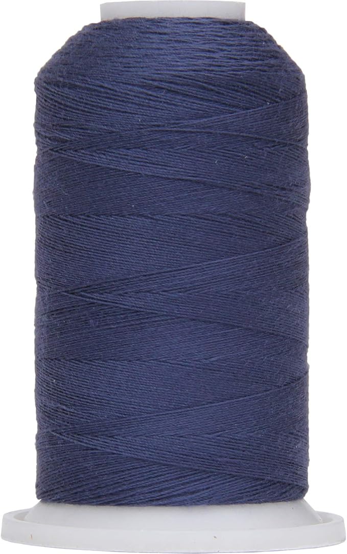 Threadart Polyester All-Purpose Sewing Thread - 600m - 50S/3 - College Blue