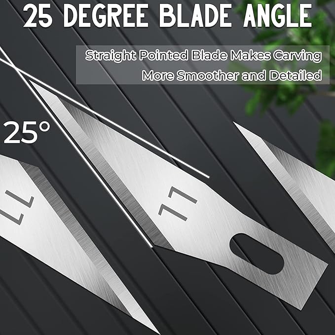 200 Pack Exacto Knife Blades 11, Craft Knife Blades Replacement, Exacto Blade 11, Hobby Knife Blade Refills for Art, Craft, Scrapbooking, Cutting, Carving