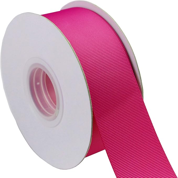 ITIsparkle 11/2" Inch Grosgrain Ribbon 25 Yards-Roll Set For Gift Wrapping Cake Decoration Party Favor Hair Braids Hair Bow Baby Shower Decoration Floral Arrangement Craft Supplies, Garden Rose Ribbon