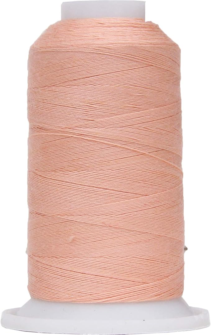 Threadart Polyester All-Purpose Sewing Thread - 600m - 50S/3 - Dark Peach
