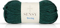 Sensy Roving Yarn, 3.5 oz, 132 Yards, Gauge 5 Bulky (Forest Green)