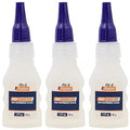 FIX & FUSION Ca Super Glue (1.77 Oz), Fast Adhesive/Cyanoacrylate Glue for Woodworking, Plastic, Rubber, Granite, DIY & Industrial, (3 Pack)