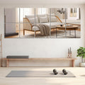 Vlush Home Gyme Mirrors 13'' x 13'' x 10PCS Adhesive Full Body Mirror Full Length Mirror Wall Mounted Mirrors Decorative for Home Gym, Door, Bedroom & Bathroom