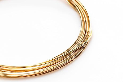 20 Gauge, Jeweler's Brass Wire, Red Brass, Round, Dead Soft, CDA #260-1OZ(20FT) by CRAFT WIRE