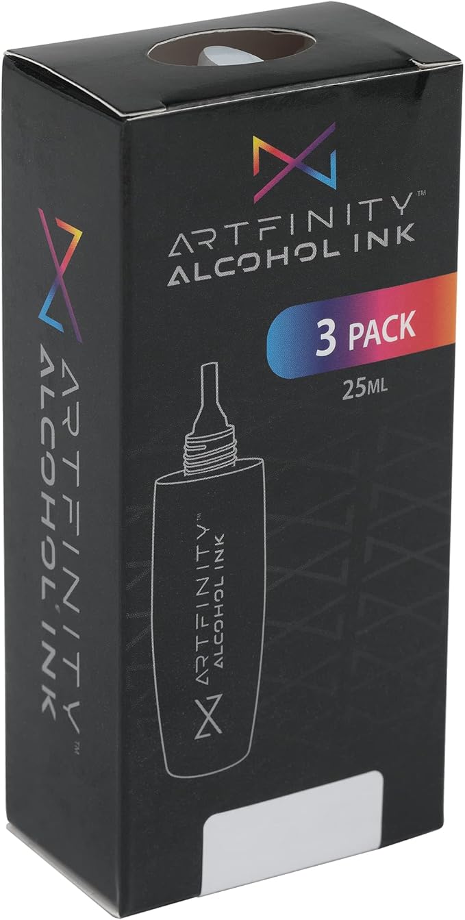 Alcohol Inks 3 Pack - Vibrant, Professional, Dye-Based Alcohol Inks for Artfinity Alcohol Markers, Artists, Drawing, & More! - Khaki Y7-45
