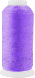 Mandala Crafts Lilac Heavy Duty Thread -1500 Yds Tex 90 Thread for Sewing Drapery Jeans Leather Hair Outdoor Marine Upholstery