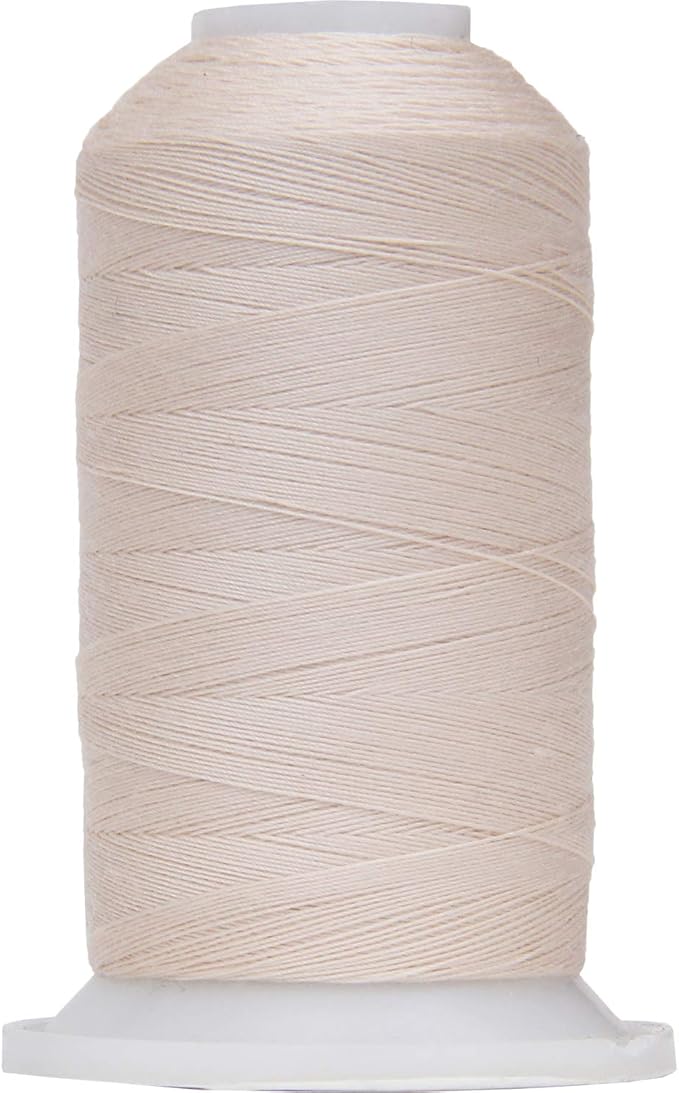 Threadart Polyester All-Purpose Sewing Thread - 600m - 50S/3 - Natural