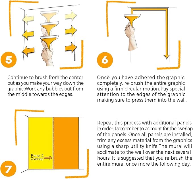 wall26 Wall Sticker/Wall Mural Tropical Blue Fish Coral Reef Ocean Seascape Nature Wilderness, Not Peel and Stick, Non-Woven Wallpaper Decorative for Bedroom, Living Room, Office - 120x168 inches