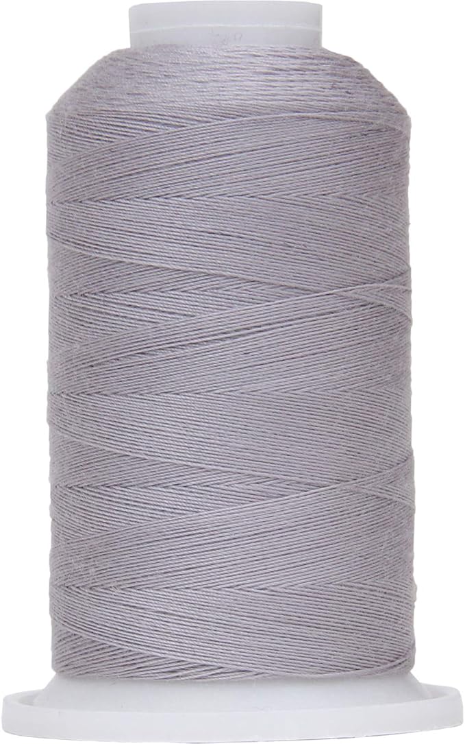 Threadart Polyester All-Purpose Sewing Thread - 600m - 50S/3 - Grey