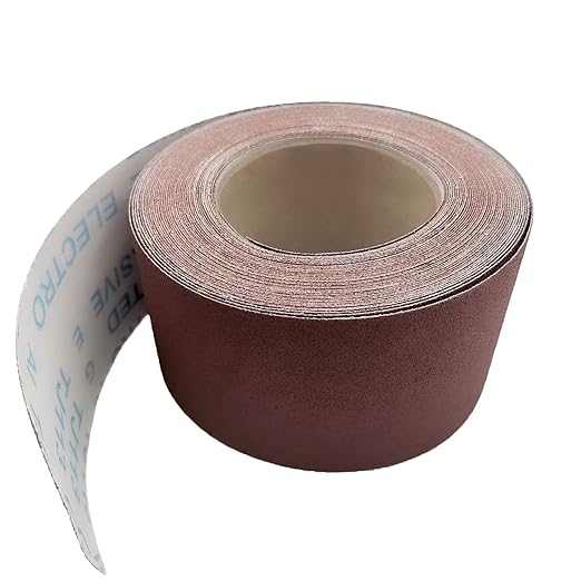 400 Grit Sandpaper Roll, 3 Inch x 49 Feet Emery Cloth Roll Aluminum Oxide Abrasive Paper Roll Continuous Sandpaper for Metalworking, Woodworker, Furniture Repair, Sanding Automotive Plumbing