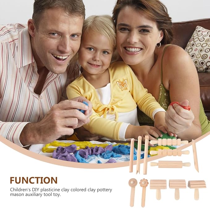 Small Wooden Rollers Mini Wooden Rolling Pin for Wood, Clay, and Dough Crafts for Christmas and Birthday Celebrations
