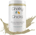 Chalky Chicks All-in-One Chalk Paint for Furniture or Cabinet - 32 Fl Oz - Matte Finish Olive Wood (Taupe) for Metal, Wood Furniture Paint - No Sanding All-in-One for Home Decor & Crafts, USA Made