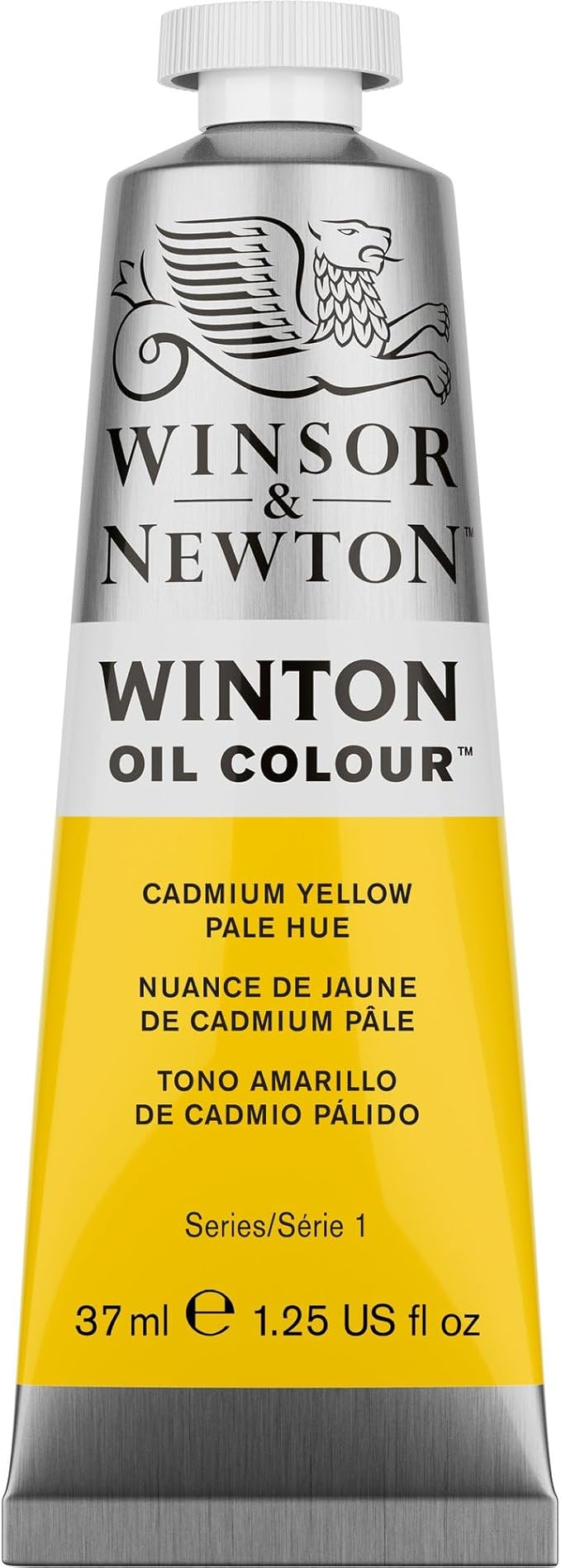 Winsor & Newton Winton Oil Color, 37ml (1.25-oz) Tube, Cadmium Yellow Pale Hue
