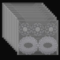 20 Pcs Large 11.5"X9" Stamp & Die Storage Pockets Resealable Clear Plastic Seal Bags Storagefor Cutting Dies Stencil Album Stamp Crafts for DIY Scrapbooking Paper Card Craft Cutting Dies Storage